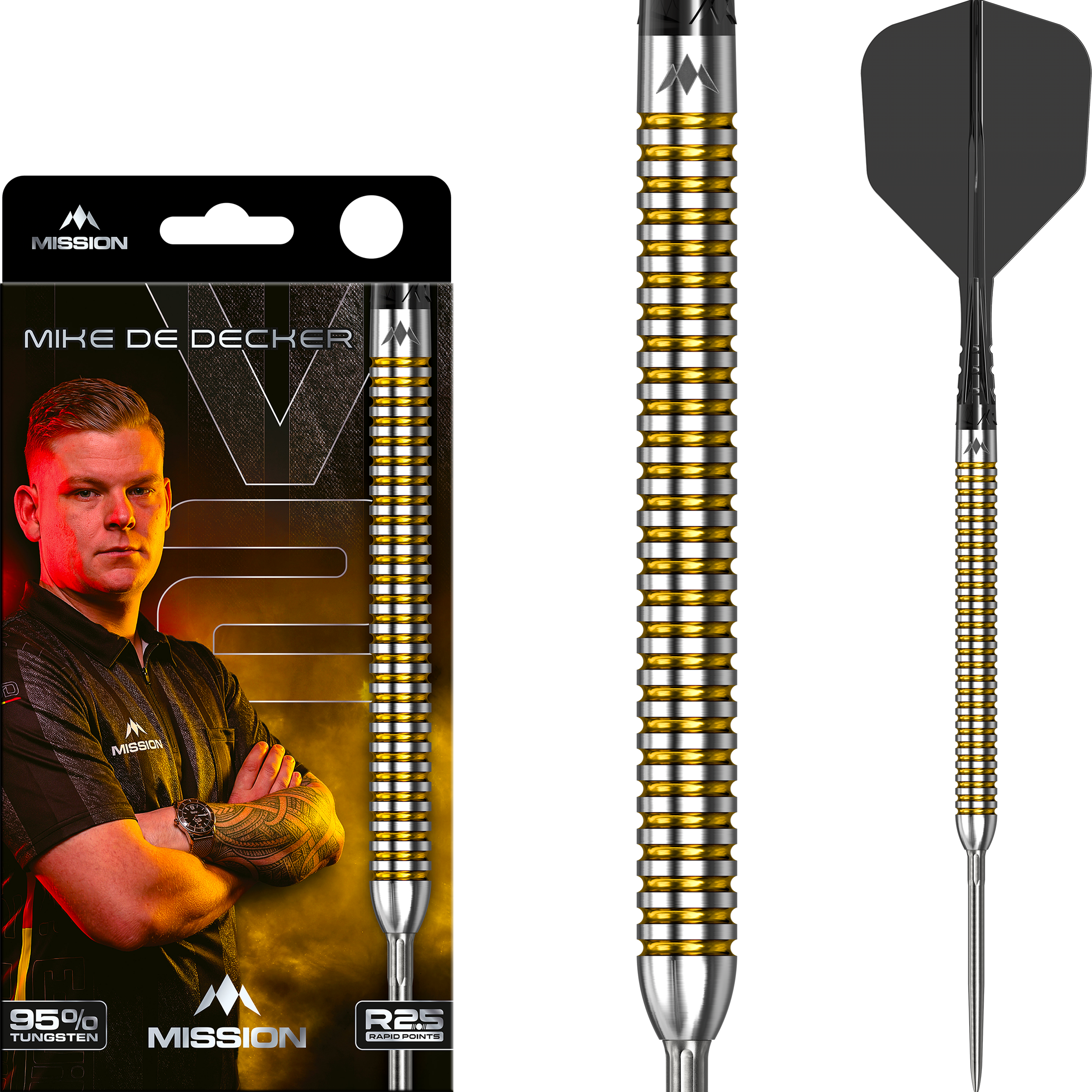 Mission Rapid Point Mike De Decker V2 Steeldart kaufen